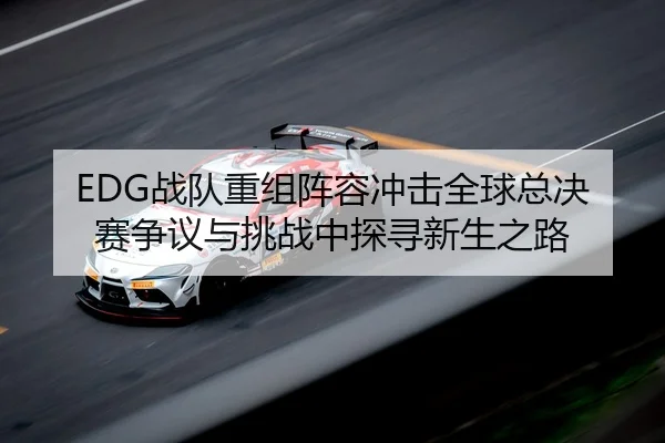 EDG战队重组阵容冲击全球总决赛争议与挑战中探寻新生之路